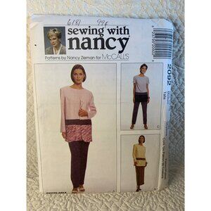 Sewing with Nancy Misses Dress Sewing Pattern sz 12-14 2092 - uncut